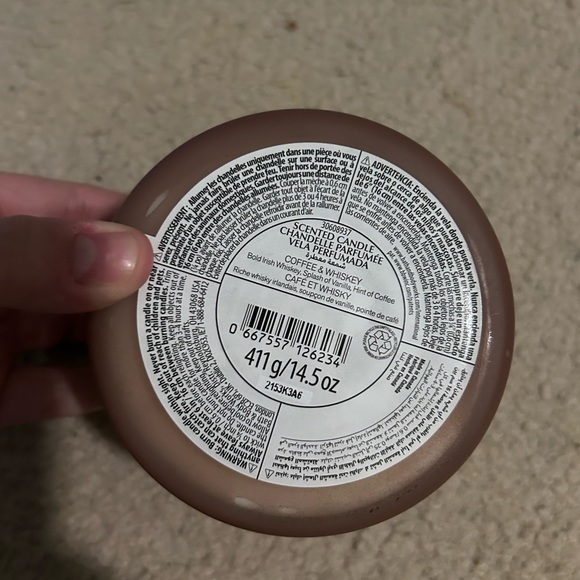 NEW Bath and Body Works Coffee and Whiskey 3-Wick Candle - Picture 3 of 4